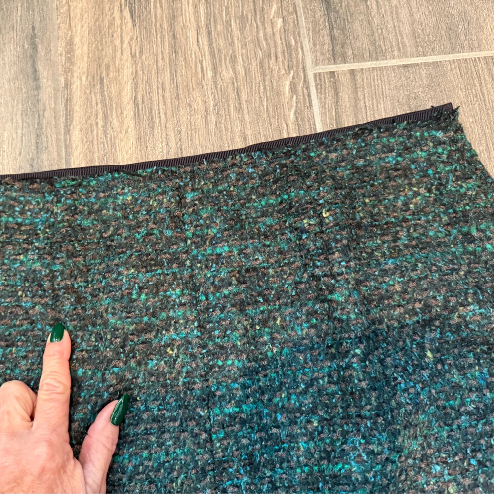 Ann Taylor green tweed skirt size 12 - Picture 3 of 5